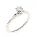 ティファニー クラシックソリティア リング 0.28CT D VVS1 3EXT