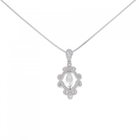 PT ダイヤモンド ネックレス 0.629CT D VS1 マーキスカット