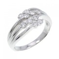 K18WG ダイヤモンド リング 0.50CT