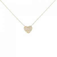 K18YG ハート ダイヤモンド ネックレス 0.33CT