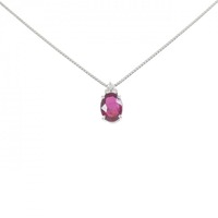 PT ルビー ネックレス 1.01CT