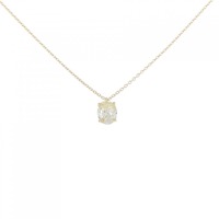 【リメイク】K18YG ダイヤモンド ネックレス 0.896CT VLY VS1 オーバルカット