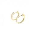 【新品】K18YG ダイヤモンド ピアス 0.15CT