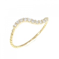 【リメイク】K18YG ダイヤモンド リング 0.10CT