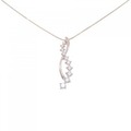 K18PG ダイヤモンド ネックレス 1.00CT