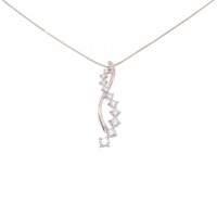K18PG ダイヤモンド ネックレス 1.00CT