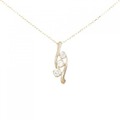 K18PG ダイヤモンド ネックレス 0.30CT