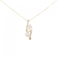 K18PG ダイヤモンド ネックレス 0.30CT