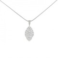 K18WG ダイヤモンド ネックレス 2.00CT