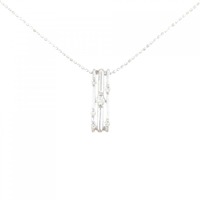 K18WG/750WG ダイヤモンド ネックレス 0.12CT