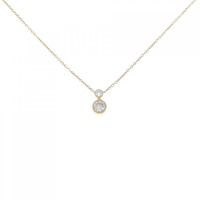 K18YG ダイヤモンド ネックレス 0.224CT