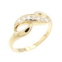 K18YG ダイヤモンド リング 0.07CT