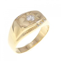 K18YG ダイヤモンド リング 0.20CT