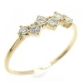 【リメイク】K18YG ダイヤモンド リング 0.15CT