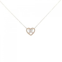 【新品】K18PG ハート ダイヤモンド ネックレス 0.10CT