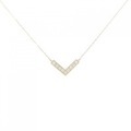 【新品】K18YG ダイヤモンド ネックレス 0.25CT