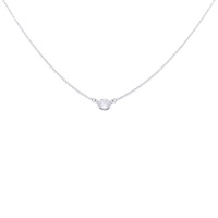 ティファニー バイザヤード ネックレス 0.25CT G VS1 3EXT