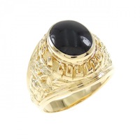 K18YG オニキス リング