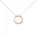 K18PG ダイヤモンド ネックレス 0.50CT