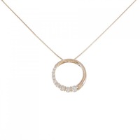 K18PG ダイヤモンド ネックレス 0.50CT