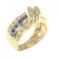 K18YG サファイヤ リング 0.93CT