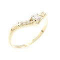 K18YG ダイヤモンド リング 0.14CT