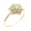 K18YG ダイヤモンド リング 0.50CT