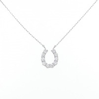 【リメイク】PT ホースシュー ダイヤモンド ネックレス 0.25CT