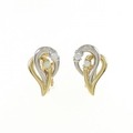 750YG/PT ダイヤモンド ピアス 0.29CT