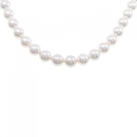 【新品】シルバークラスプ/K14WG 花珠 アコヤパール ネックレス イヤリングセット 7-7.5mm