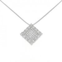 K18WG ダイヤモンド ネックレス 2.00CT