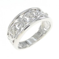 K18WG ダイヤモンド リング 0.06CT