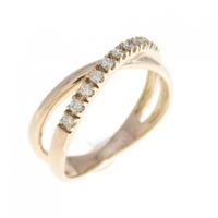 K18PG ダイヤモンド リング 0.10CT