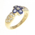 K18YG サファイヤ リング 0.69CT