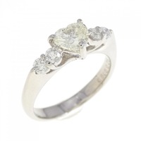 PT ハート ダイヤモンド リング 0.605CT