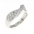 PT パヴェ ダイヤモンド リング 0.50CT