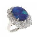 PT ブラックオパール リング 5.12CT