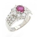 PT ルビー リング 0.61CT