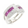 PT ルビー リング 0.88CT