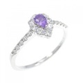 PT ハックマナイト リング 0.11CT