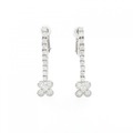 PT フラワー ダイヤモンド イヤリング 1.20CT