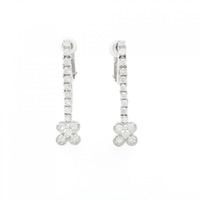 PT フラワー ダイヤモンド イヤリング 1.20CT