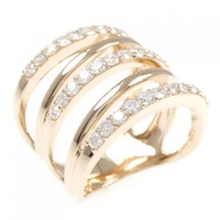 K18PG ダイヤモンド リング 1.00CT