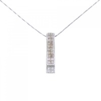 K18WG ダイヤモンド ネックレス 1.00CT