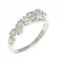 K18WG ダイヤモンド リング 0.50CT