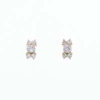 K18YG ダイヤモンド ピアス 0.48CT