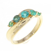 K18YG パライバトルマリン リング 0.57CT