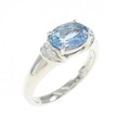 PT アクアマリン リング 0.87CT