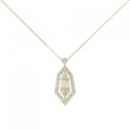【新品】K18YG ダイヤモンド ネックレス 0.36CT