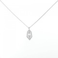 【新品】PT ダイヤモンド ネックレス 0.36CT